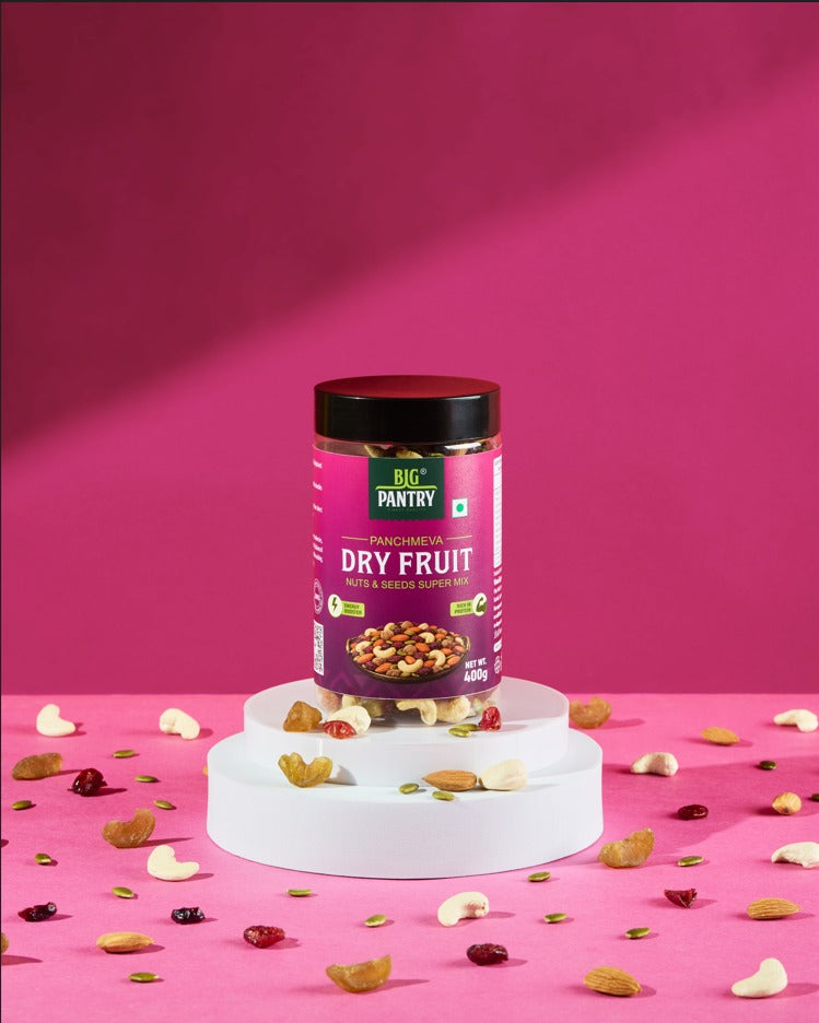Big Pantry Superfood Trail Mix with Amla jar lifestyle shot